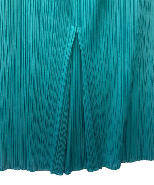 PLEATS PLEASE（プリーツプリーズ）PLEATS PLEASE (プリーツプリーズ) PLEATS PLEASE　プリーツスカート グリーン サイズ:3の古着・服飾アイテム