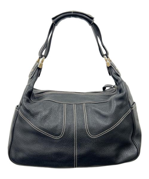 TOD'S（トッズ）TOD'S (トッズ) TOD'S　セミショルダーバッグ ブラックの古着・服飾アイテム