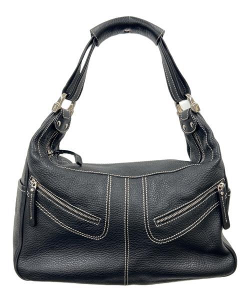 TOD'S（トッズ）TOD'S (トッズ) TOD'S　セミショルダーバッグ ブラックの古着・服飾アイテム