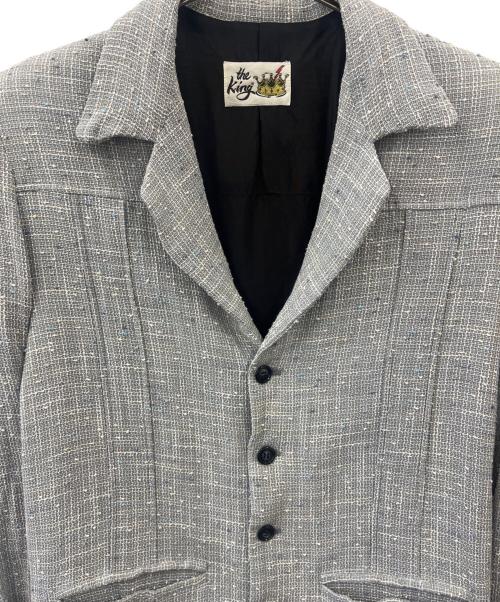 THE KING（ザ キング）THE KING (ザ キング) THE KING  ナッソージャケット グレー サイズ:Mの古着・服飾アイテム