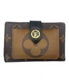 LOUIS VUITTON（ルイ ヴィトン）の古着「LOUIS VUITTON　ポルトフォイユ・ジュリエット モノグラム　2つ折り財布」｜ブラウン