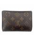 LOUIS VUITTON (ルイ ヴィトン) LOUIS VUITTON　ポルトフォイユ・ジュリエット モノグラム　2つ折り財布 ブラウン：30000円
