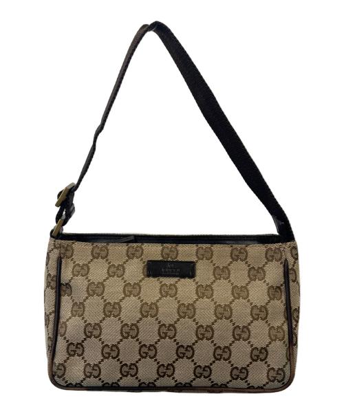 GUCCI（グッチ）GUCCI (グッチ) ハンドバッグ ベージュの古着・服飾アイテム