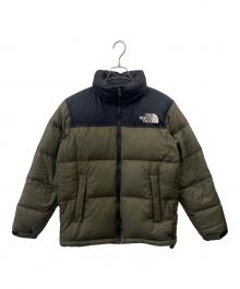 THE NORTH FACE（ザ ノース フェイス）の古着「THE NORTH FACE　ヌプシジャケット」｜ブラック×グリーン