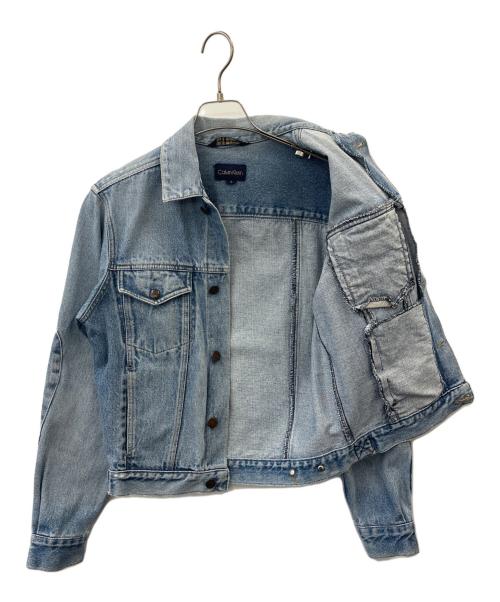 Calvin Klein（カルバンクライン）Calvin Klein (カルバンクライン) Calvin Klein　デニムジャケット インディゴ サイズ:Sの古着・服飾アイテム
