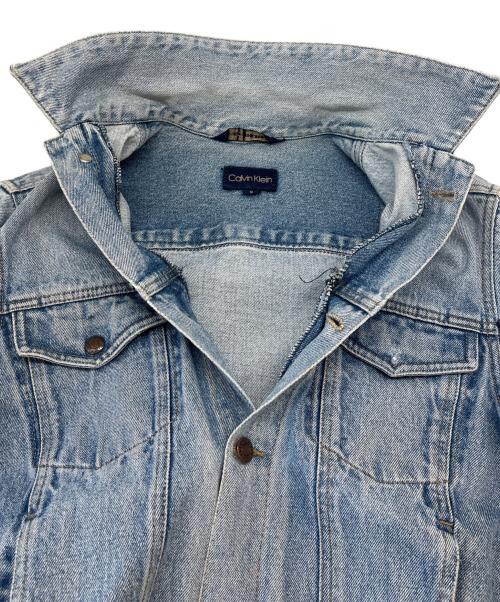 Calvin Klein（カルバンクライン）Calvin Klein (カルバンクライン) Calvin Klein　デニムジャケット インディゴ サイズ:Sの古着・服飾アイテム