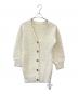 ROSARYMOON（ロザリームーン）の古着「ROSARYMOON　厚手カーディガン」｜オフホワイト
