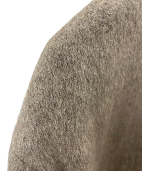 IENA（イエナ）IENA (イエナ) IENA ラムウールノーカラーロングコート グレー サイズ:38の古着・服飾アイテム