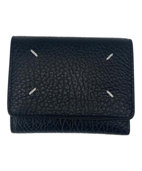 Maison Margiela（メゾンマルジェラ）Maison Margiela (メゾンマルジェラ) Maison Margiela  3つ折り財布 ブラックの古着・服飾アイテム