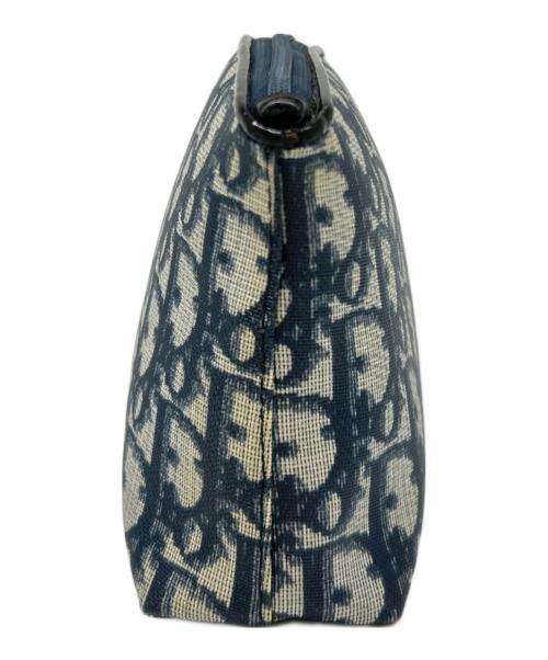 Christian Dior（クリスチャン ディオール）Christian Dior (クリスチャン ディオール) Christian Dior  コスメポーチ ブルーの古着・服飾アイテム