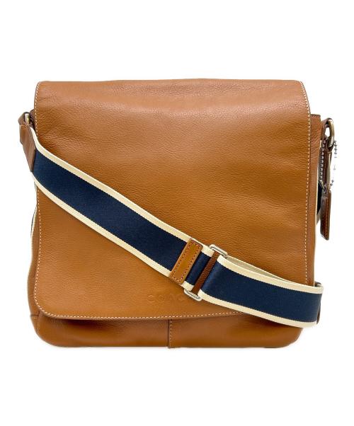 COACH（コーチ）COACH (コーチ) COACH　ショルダーバッグ ブラウン×ネイビーの古着・服飾アイテム