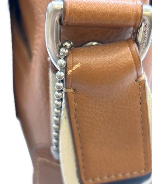 COACH（コーチ）COACH (コーチ) COACH　ショルダーバッグ ブラウン×ネイビーの古着・服飾アイテム