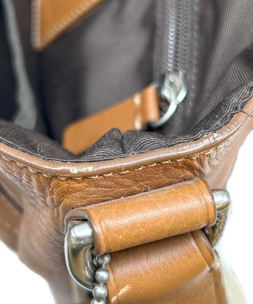 COACH（コーチ）COACH (コーチ) COACH　ショルダーバッグ ブラウン×ネイビーの古着・服飾アイテム