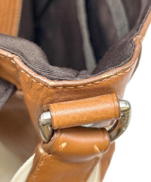 COACH（コーチ）COACH (コーチ) COACH　ショルダーバッグ ブラウン×ネイビーの古着・服飾アイテム