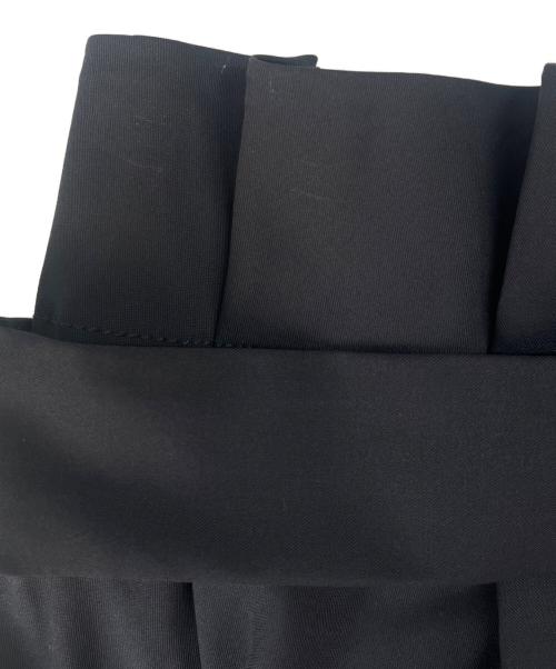 furfur（ファーファー）FURFUR (ファーファー) FURFUR　アシンメトリータックスカート ネイビー×グレー サイズ:Fの古着・服飾アイテム