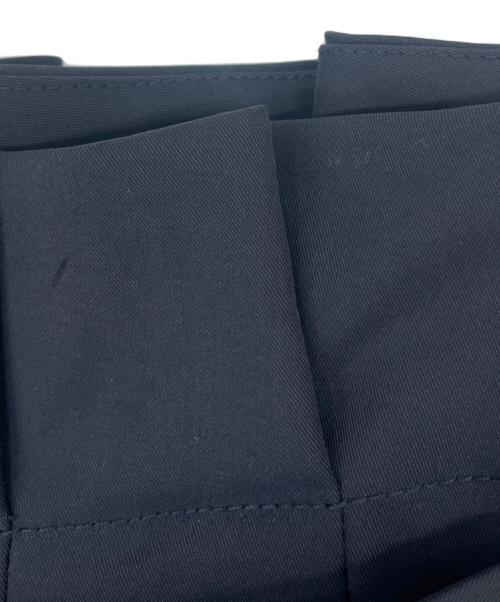 furfur（ファーファー）FURFUR (ファーファー) FURFUR　アシンメトリータックスカート ネイビー×グレー サイズ:Fの古着・服飾アイテム