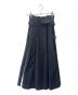 FURFUR (ファーファー) FURFUR　アシンメトリータックスカート ネイビー×グレー サイズ:F：9000円