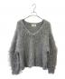 THE TOE（ザ・トゥー）の古着「THE TOE  Pigalle shaggy Vneck knit」｜グレー