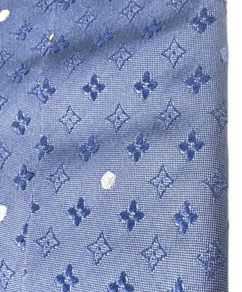 LOUIS VUITTON（ルイ ヴィトン）LOUIS VUITTON (ルイ ヴィトン) LOUIS VUITTON　ネクタイ ブルー サイズ:9.5×152の古着・服飾アイテム