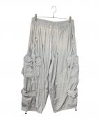 GALFYガルフィー）の古着「GALFY　映え映えテクノパンツ」｜グレー