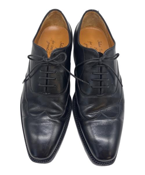 Jalan Sriwijaya（ジャランスリウァヤ）Jalan Sriwijaya (ジャランスリウァヤ) green label relaxing (グリーンレーベルリラクシング) Jalan Sriwijaya　ストレートチップシューズ ブラック サイズ:41の古着・服飾アイテム