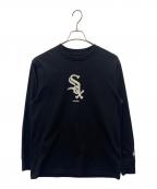 F.C.R.B.×MLBエフシーレアルブリストル×エムエルビー）の古着「F.C.R.B. MLB ホワイトソックス 長袖カットソー」｜ブラック