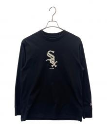 F.C.R.B.×MLB（エフシーレアルブリストル×エムエルビー）の古着「F.C.R.B. MLB ホワイトソックス 長袖カットソー」｜ブラック