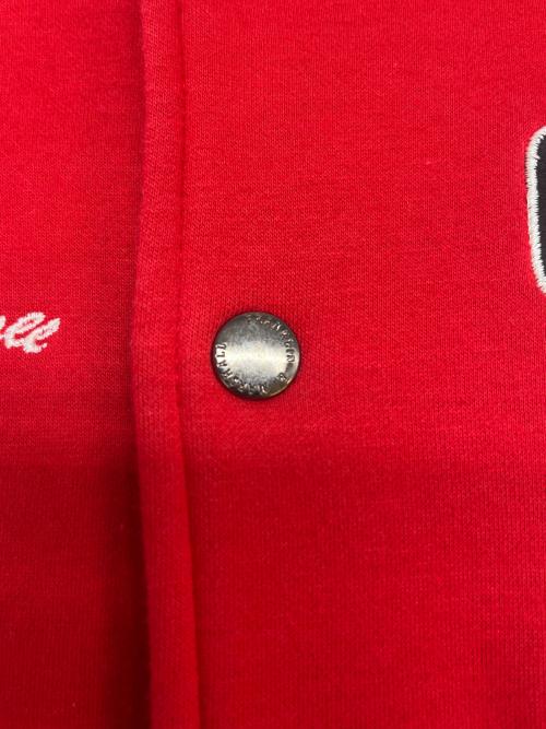 Franklin & Marshall（フランクリン＆マーシャル）Franklin & Marshall (フランクリン＆マーシャル) Franklin & Marshall　スタジャン レッド×ブラック サイズ:MEDIUMの古着・服飾アイテム