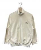 UMBRO×JOURNAL STANDARDアンブロ×ジャーナルスタンダード）の古着「UMBRO × JOURNAL STANDARD  ハーフジップスウェット」｜アイボリー