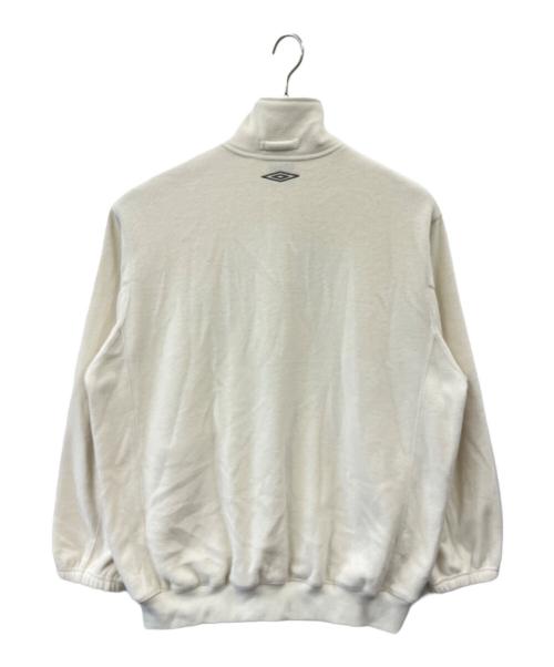 UMBRO（アンブロ）UMBRO (アンブロ) JOURNAL STANDARD (ジャーナルスタンダード) UMBRO × JOURNAL STANDARD  ハーフジップスウェット アイボリー サイズ:Lの古着・服飾アイテム
