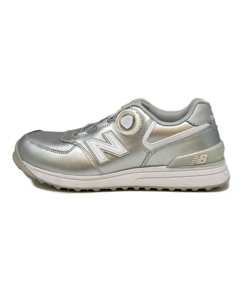 NEW BALANCE（ニューバランス）NEW BALANCE (ニューバランス) NEW BALANCE　ゴルフシューズ グレー サイズ:24の古着・服飾アイテム