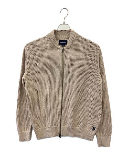 thisisneverthat（ディスイズネバーザット）thisisneverthat (ディスイズネバーザット) thisisneverthat　ニットジャケット ベージュ サイズ:Ｍの古着・服飾アイテム