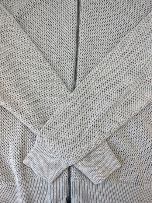 thisisneverthat（ディスイズネバーザット）thisisneverthat (ディスイズネバーザット) thisisneverthat　ニットジャケット ベージュ サイズ:Ｍの古着・服飾アイテム