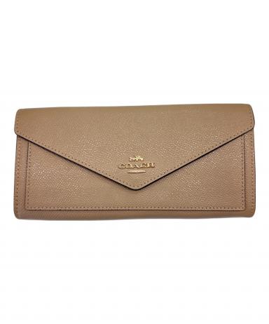 中古・古着通販】COACH (コーチ) COACH 長財布 ベージュ｜ブランド