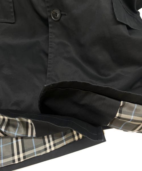 BURBERRY BLACK LABEL（バーバリーブラックレーベル）BURBERRY BLACK LABEL (バーバリーブラックレーベル) BURBERRY BLACK LABEL　ライナー付ステンカラーコート ブラック サイズ:Lの古着・服飾アイテム