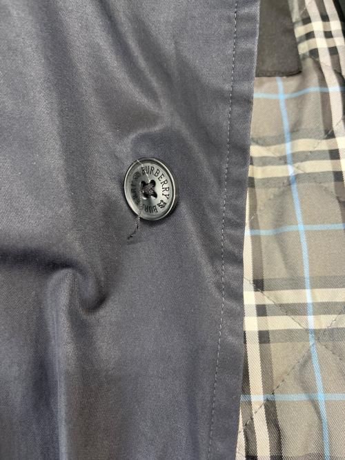 BURBERRY BLACK LABEL（バーバリーブラックレーベル）BURBERRY BLACK LABEL (バーバリーブラックレーベル) BURBERRY BLACK LABEL　ライナー付ステンカラーコート ブラック サイズ:Lの古着・服飾アイテム