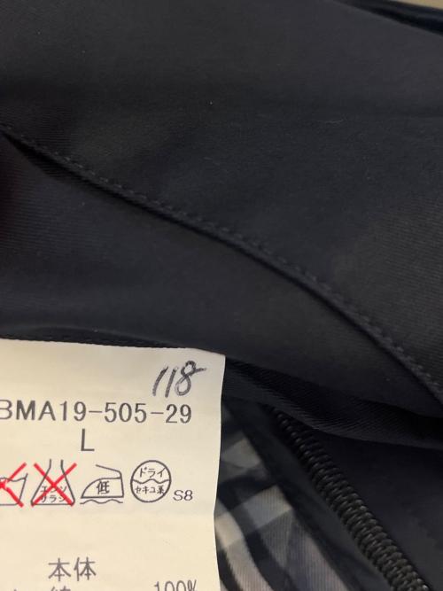 BURBERRY BLACK LABEL（バーバリーブラックレーベル）BURBERRY BLACK LABEL (バーバリーブラックレーベル) BURBERRY BLACK LABEL　ライナー付ステンカラーコート ブラック サイズ:Lの古着・服飾アイテム