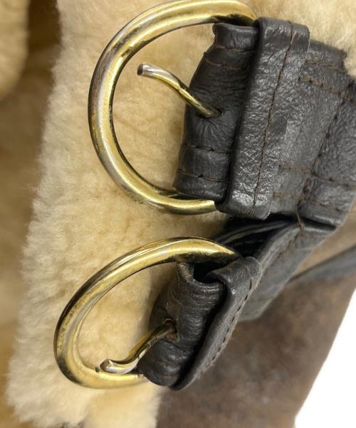 US SHEEPSKIN（USシープスキン）US SHEEPSKIN (USシープスキン) US SHEEPSKIN 　B-3フライトジャケット　米国製　古着 ブラウン サイズ:38の古着・服飾アイテム