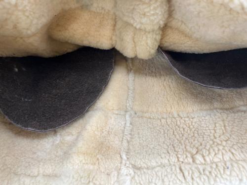 US SHEEPSKIN（USシープスキン）US SHEEPSKIN (USシープスキン) US SHEEPSKIN 　B-3フライトジャケット　米国製　古着 ブラウン サイズ:38の古着・服飾アイテム