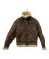 US SHEEPSKIN（USシープスキン）の古着「US SHEEPSKIN 　B-3フライトジャケット　米国製　古着」｜ブラウン