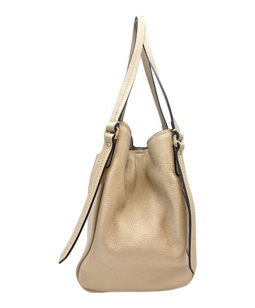 BURBERRY（バーバリー）BURBERRY (バーバリー) BURBERRY　レザータッセルバッグ ベージュの古着・服飾アイテム