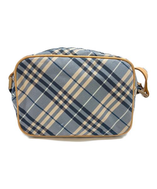 BURBERRY BLUE LABEL（バーバリー ブルー レーベル）BURBERRY BLUE LABEL (バーバリーロンドンブルーレーベル) BURBERRY BLUE LABEL　ショルダーバッグ ブルー×ベージュの古着・服飾アイテム