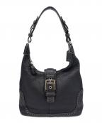 COACHコーチ）の古着「COACH ワンショルダーバッグ」｜ブラック