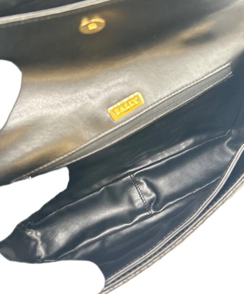 BALLY（バリー）BALLY (バリー) BALLY　チェーンショルダーバッグ ブラックの古着・服飾アイテム