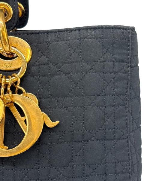 Christian Dior（クリスチャン ディオール）Christian Dior (クリスチャン ディオール) Christian Dior　カナージュ　トートバッグ ブラックの古着・服飾アイテム