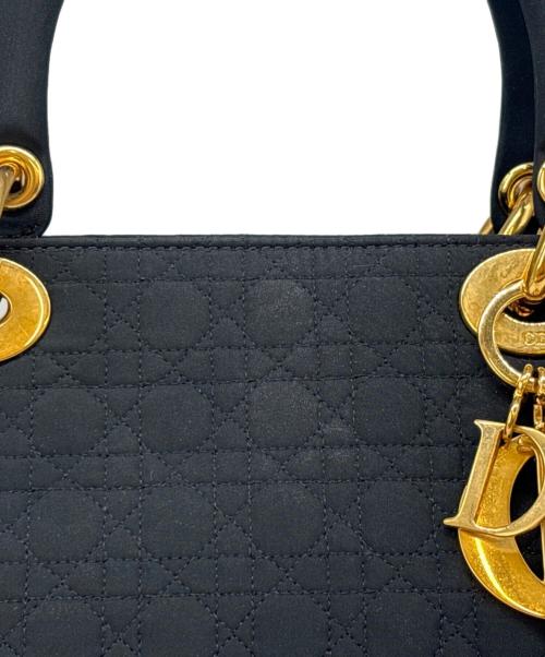 Christian Dior（クリスチャン ディオール）Christian Dior (クリスチャン ディオール) Christian Dior　カナージュ　トートバッグ ブラックの古着・服飾アイテム