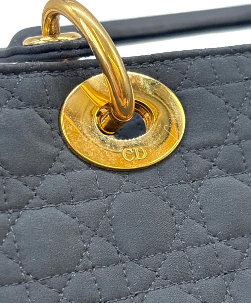 Christian Dior（クリスチャン ディオール）Christian Dior (クリスチャン ディオール) Christian Dior　カナージュ　トートバッグ ブラックの古着・服飾アイテム