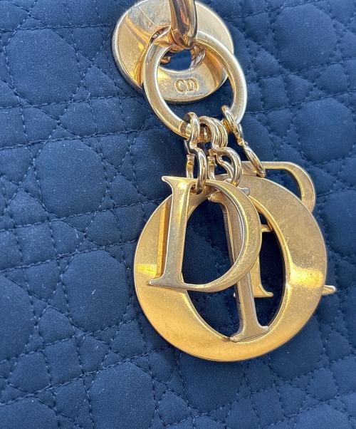 Christian Dior（クリスチャン ディオール）Christian Dior (クリスチャン ディオール) Christian Dior　カナージュ　トートバッグ ブラックの古着・服飾アイテム