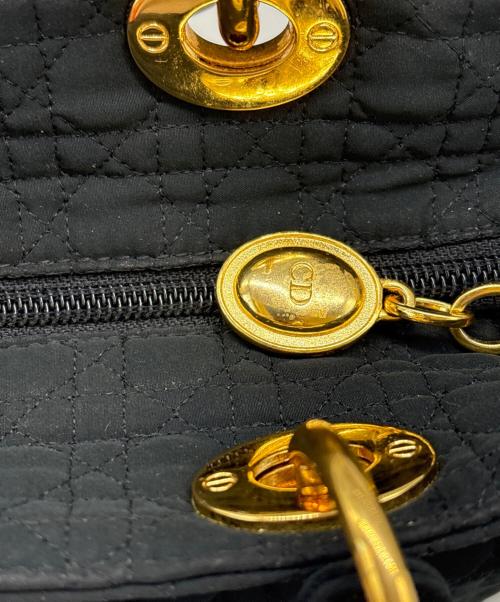 Christian Dior（クリスチャン ディオール）Christian Dior (クリスチャン ディオール) Christian Dior　カナージュ　トートバッグ ブラックの古着・服飾アイテム