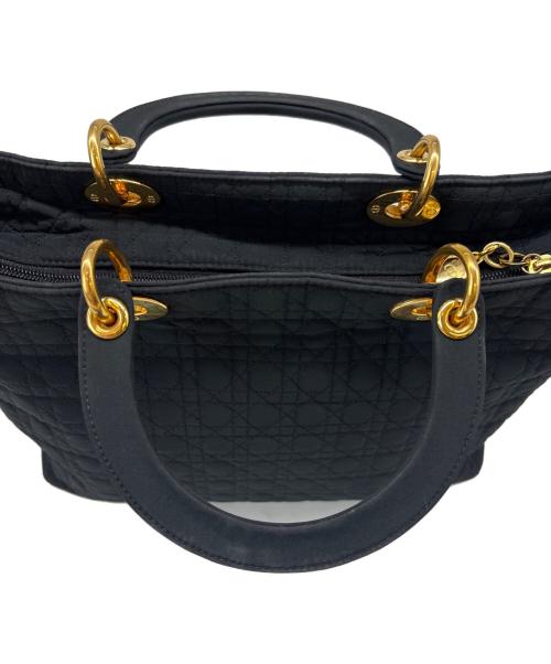 Christian Dior（クリスチャン ディオール）Christian Dior (クリスチャン ディオール) Christian Dior　カナージュ　トートバッグ ブラックの古着・服飾アイテム